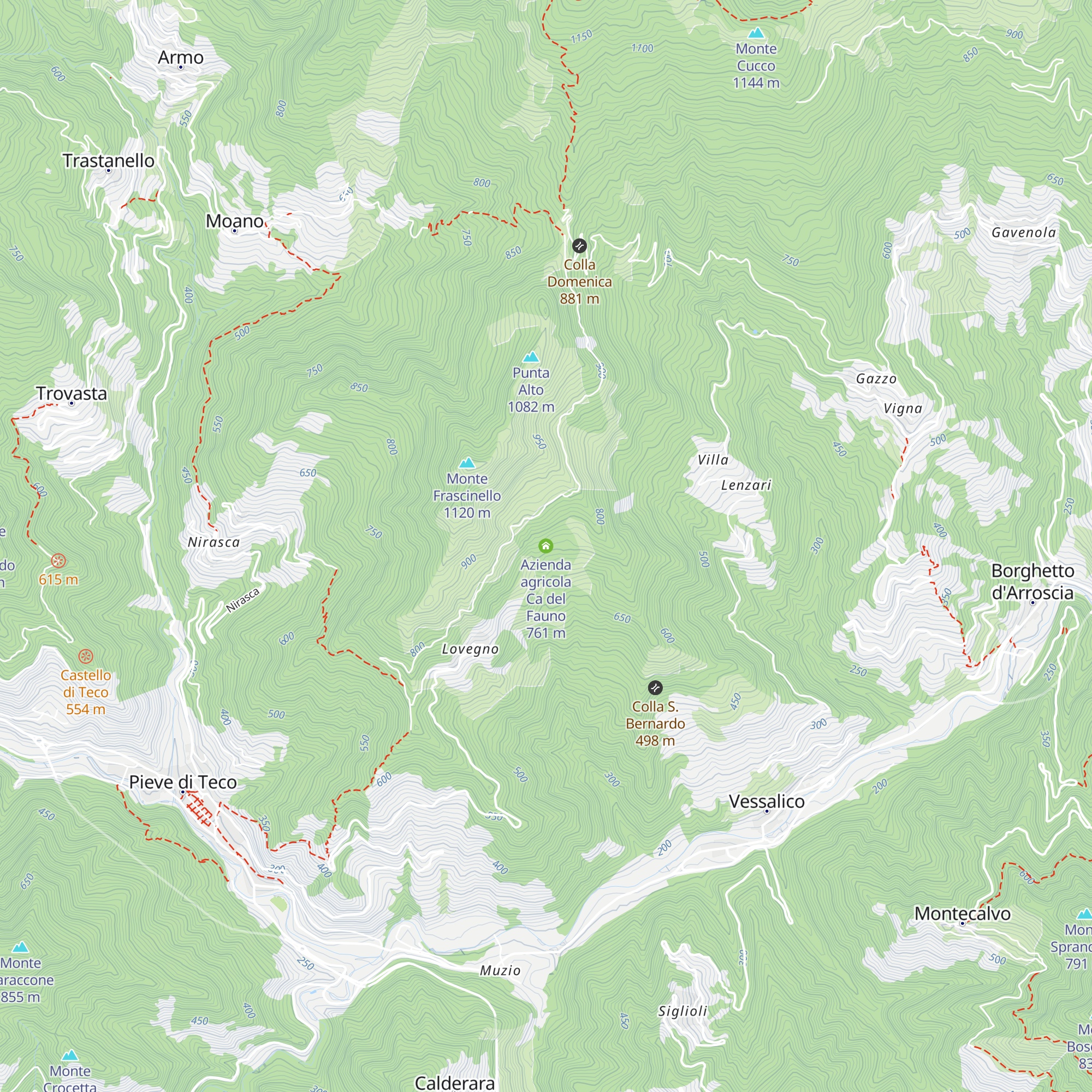 Azienda agricola Ca del Fauno map