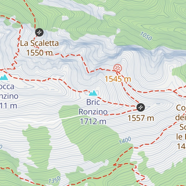 Map of Bric Ronzino