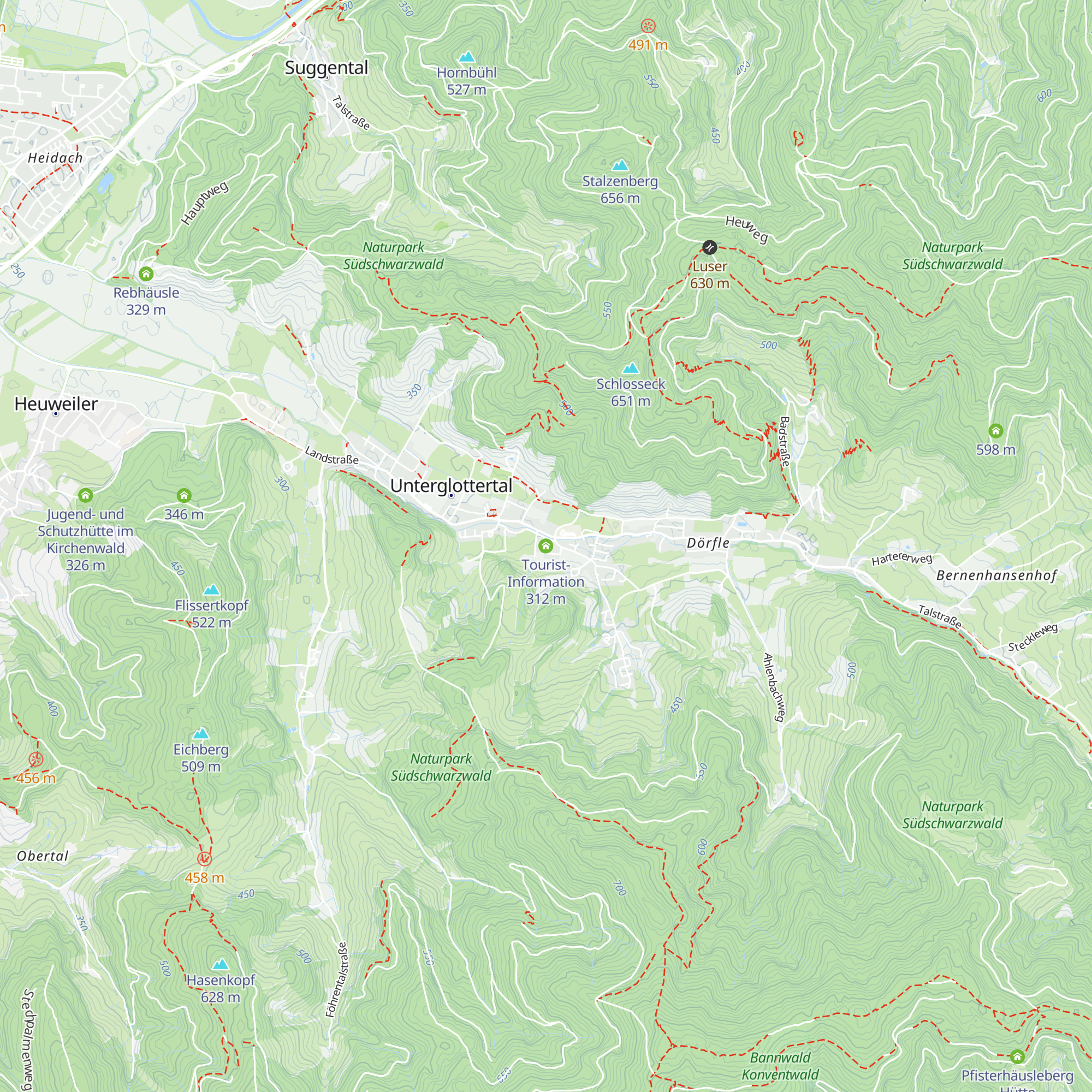 Tourist-Information map