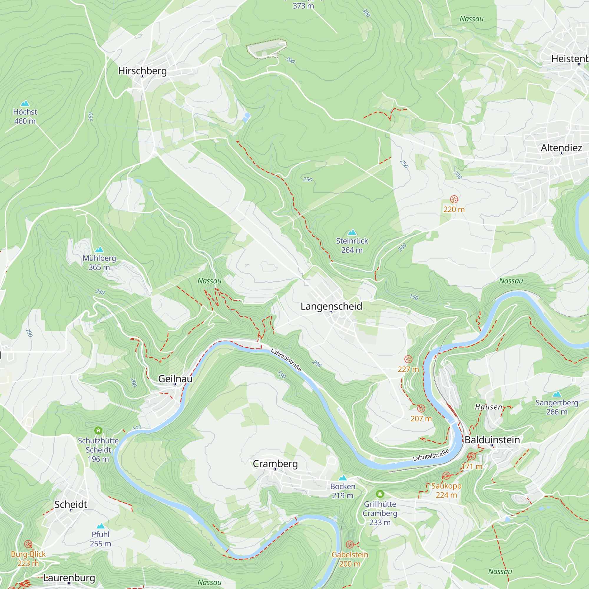 Grillhütte Langenscheid map