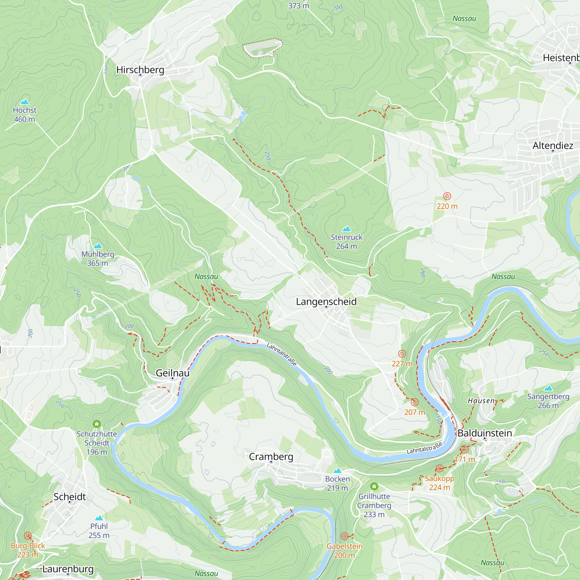 Grillhütte Langenscheid map