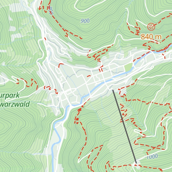 Map of Touristinformation Todtnau