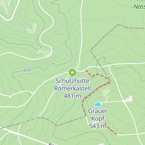Map of Schutzhütte Römerkastell