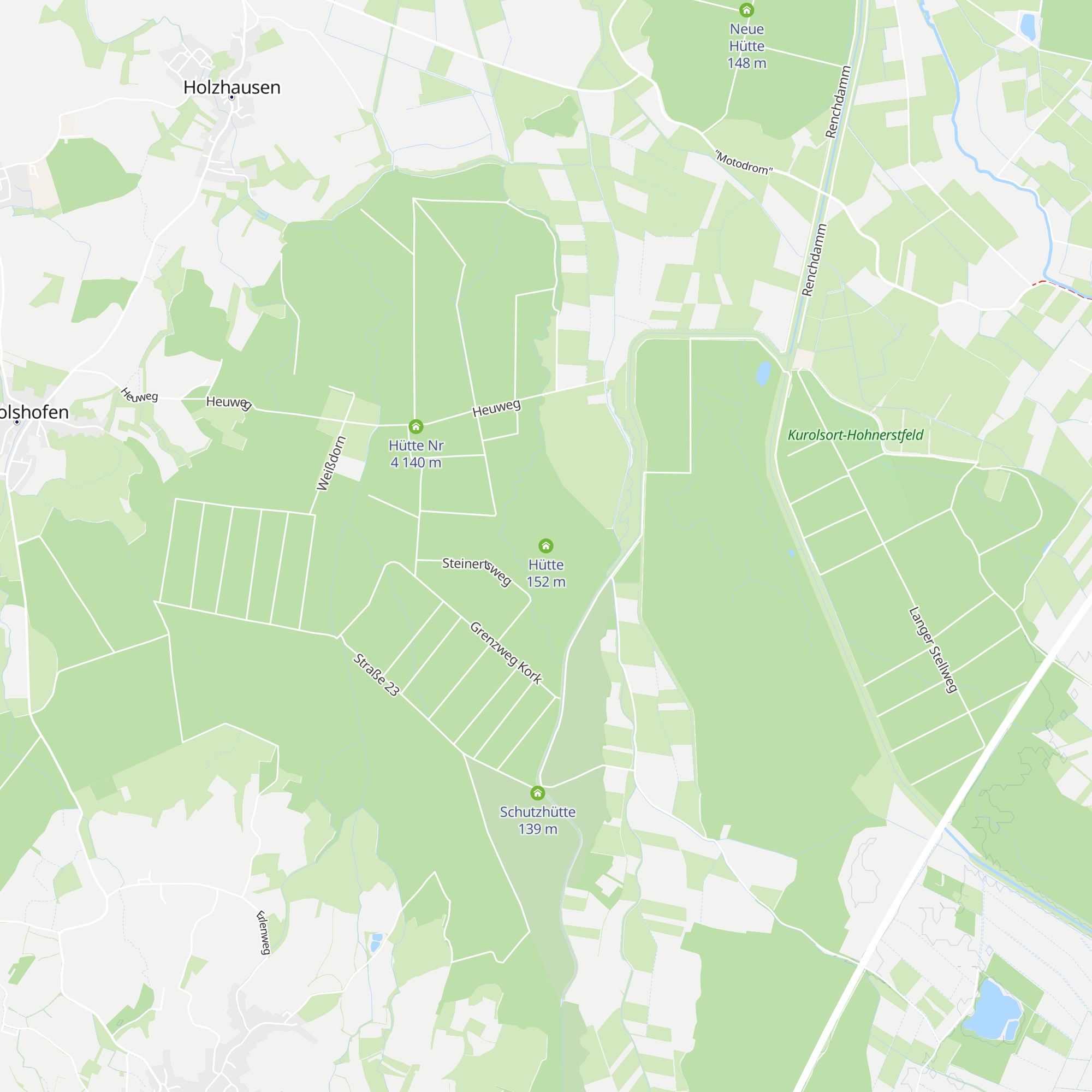 Hütte map