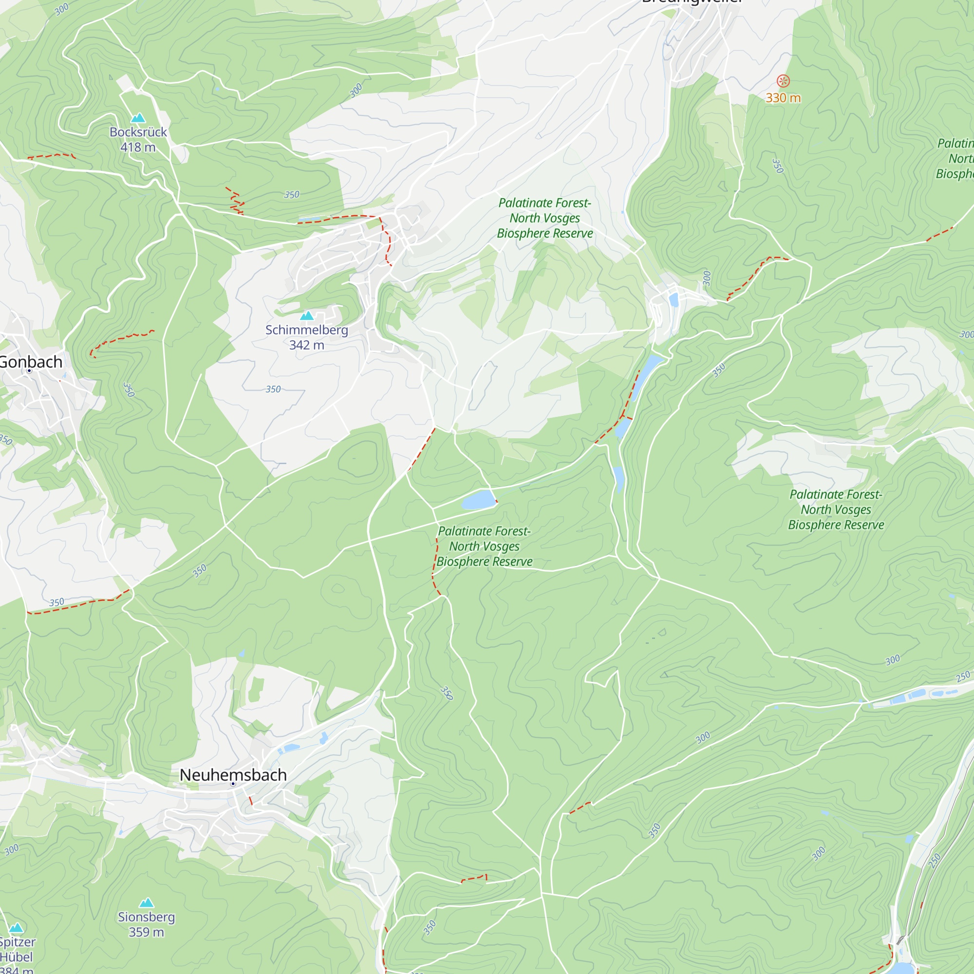 Retzberghütte map