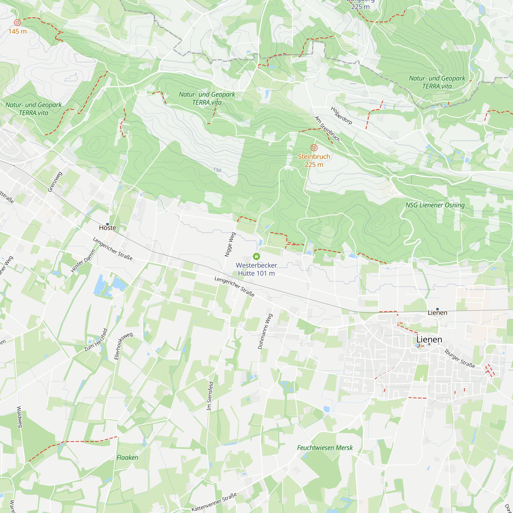 Westerbecker Hütte map