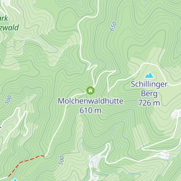 Map of Molchenwaldhütte