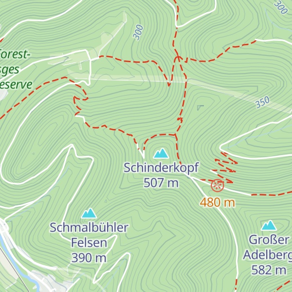 Map of Jung-Pfalz-Hütte