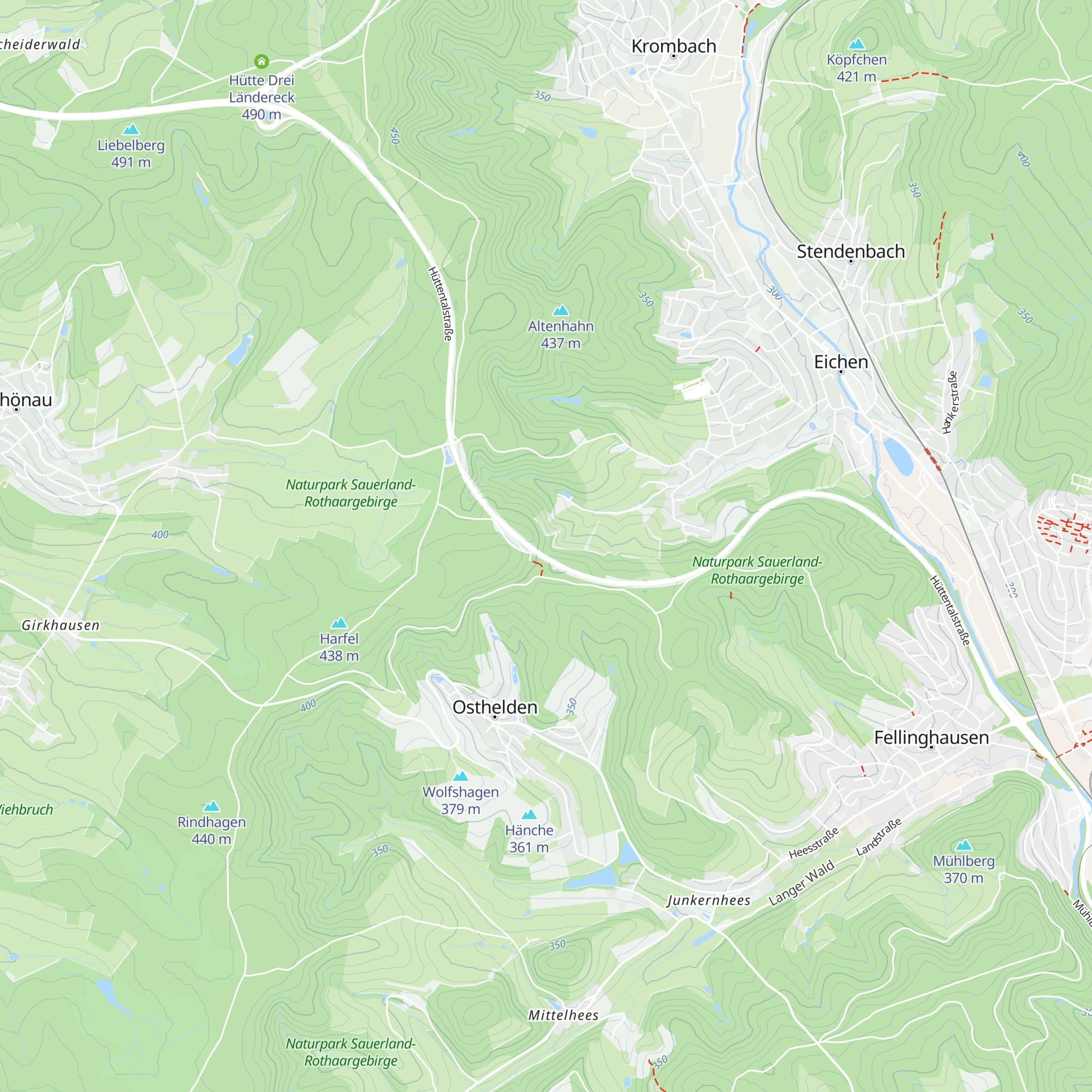Lindenhütte map