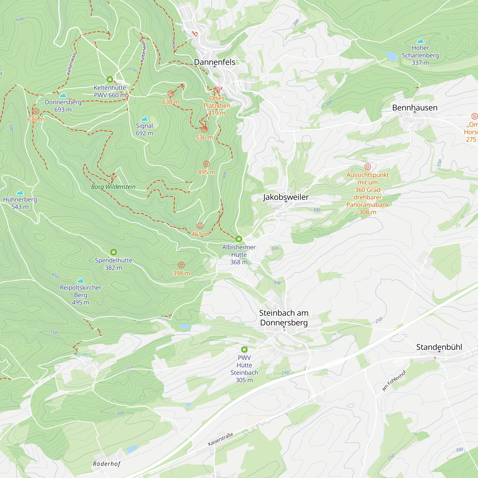 Albisheimer Hütte map