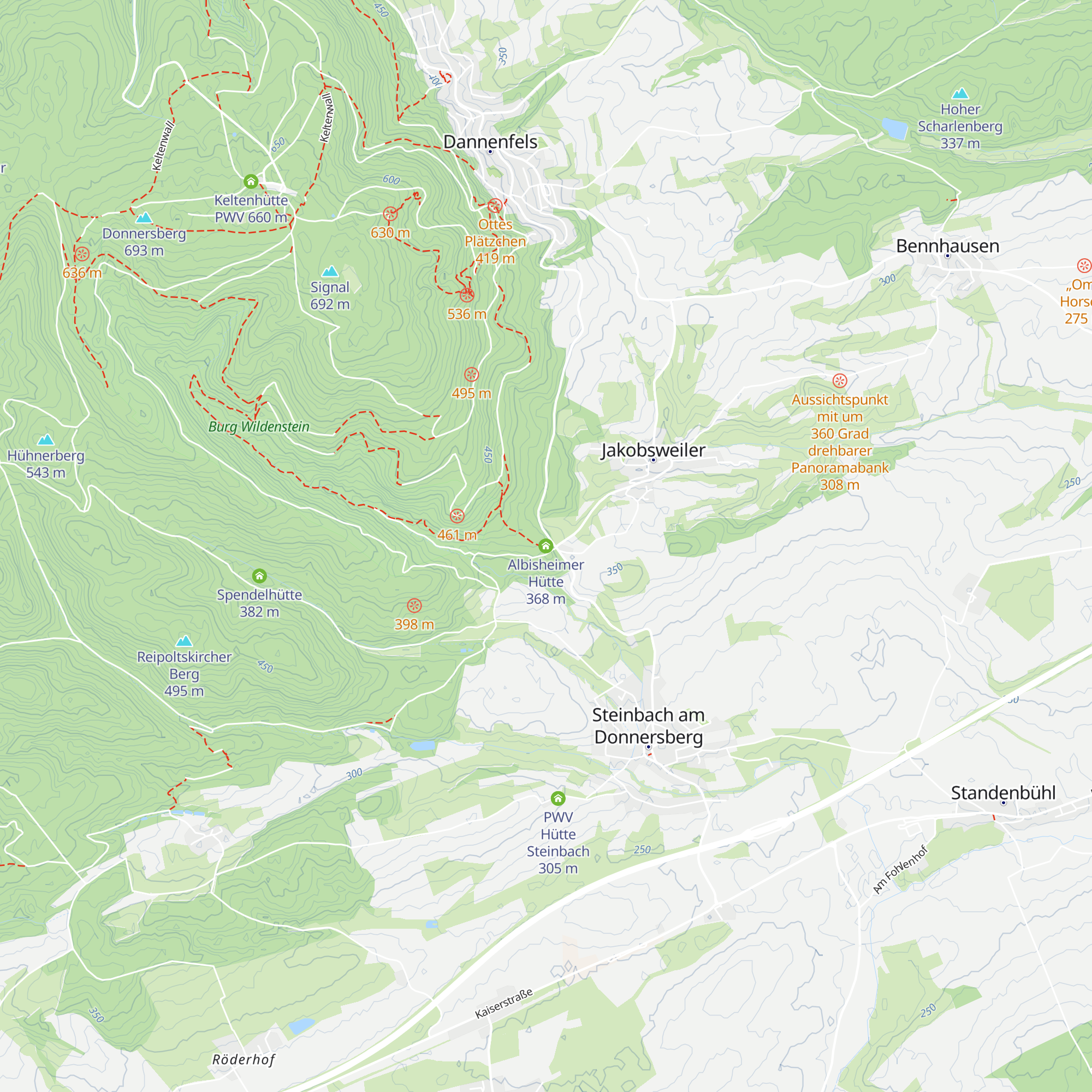 Albisheimer Hütte map