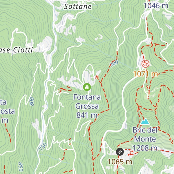Map of Fontana Grossa