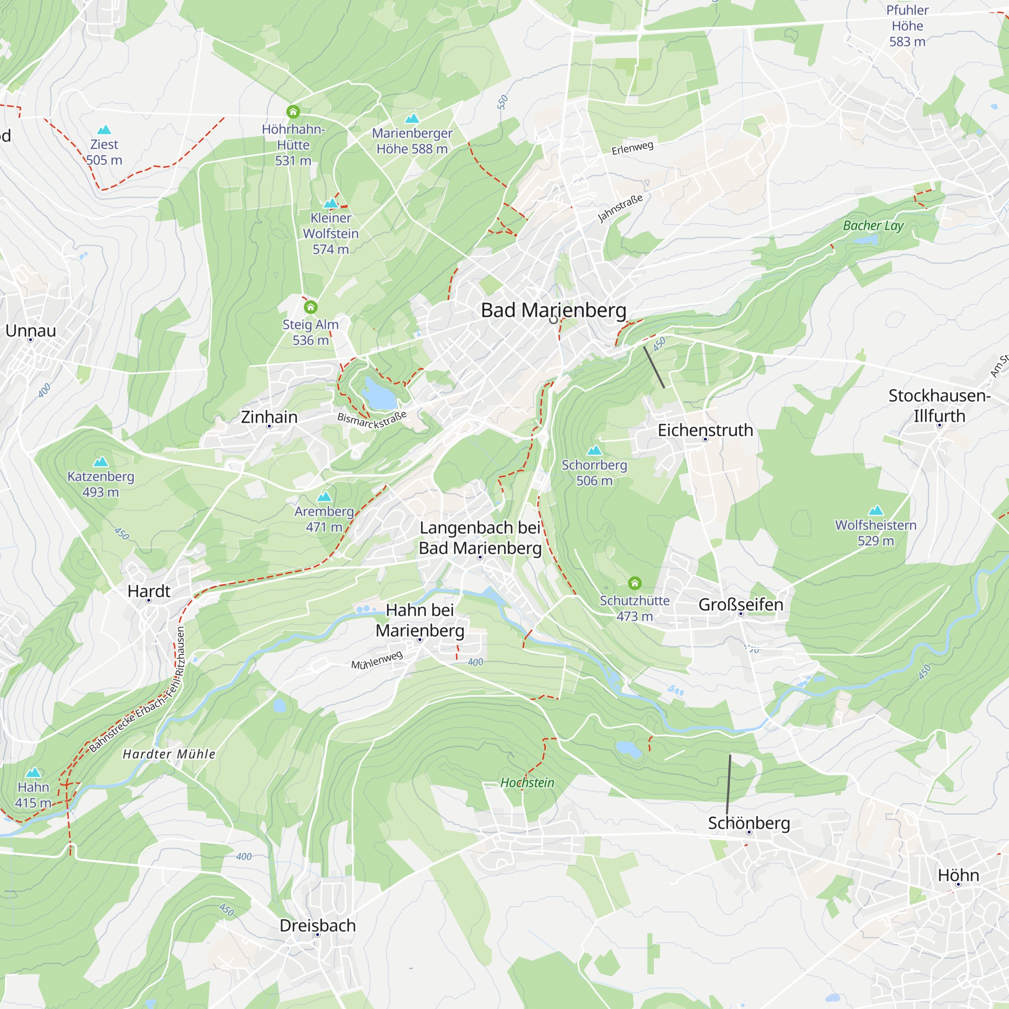 Schutzhütte map