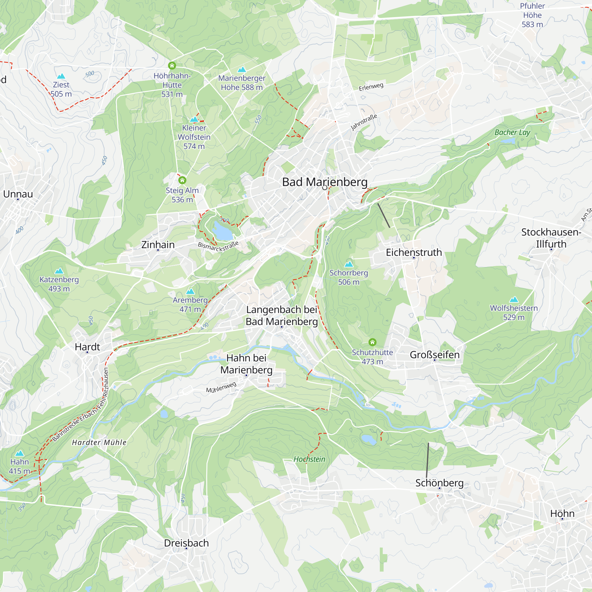 Schutzhütte map