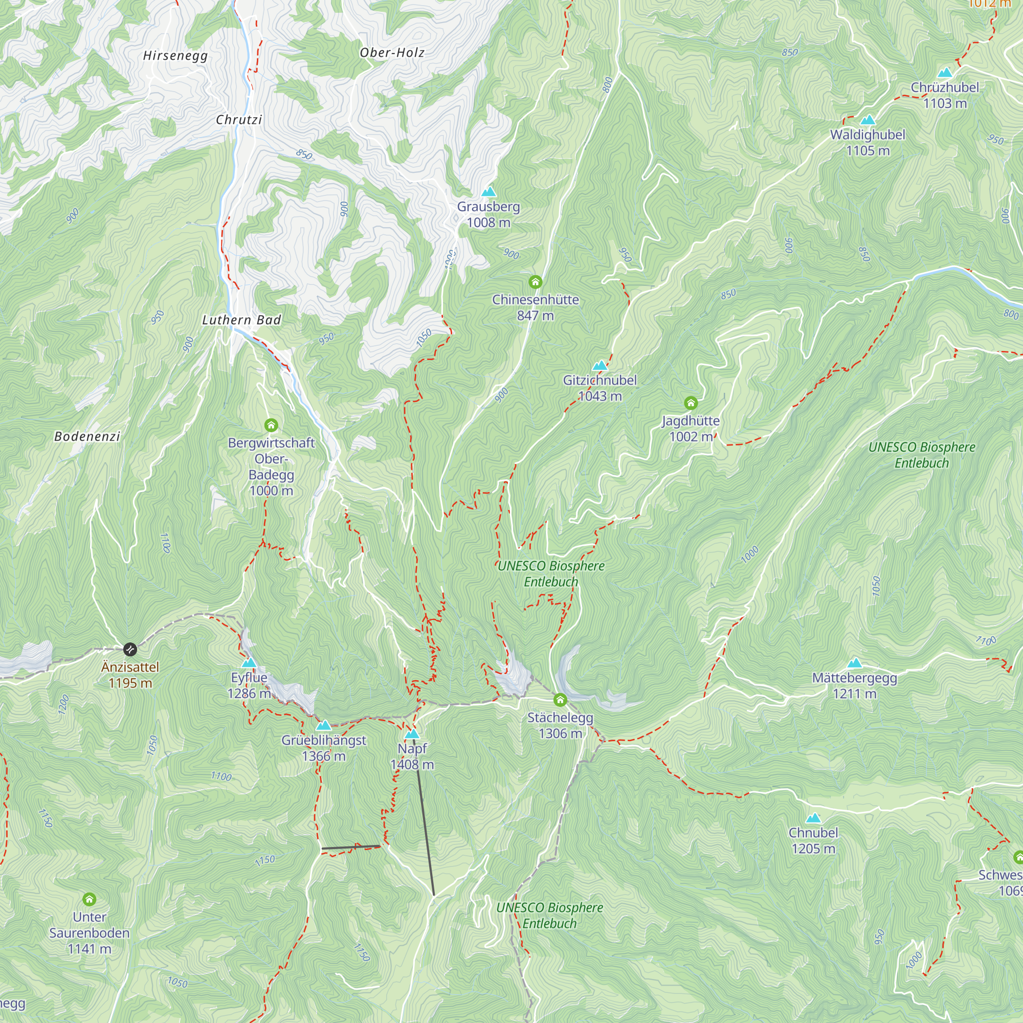 Chrotthütte map