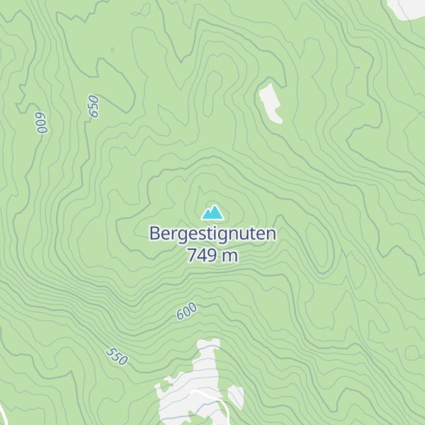 Map of Bergestignuten