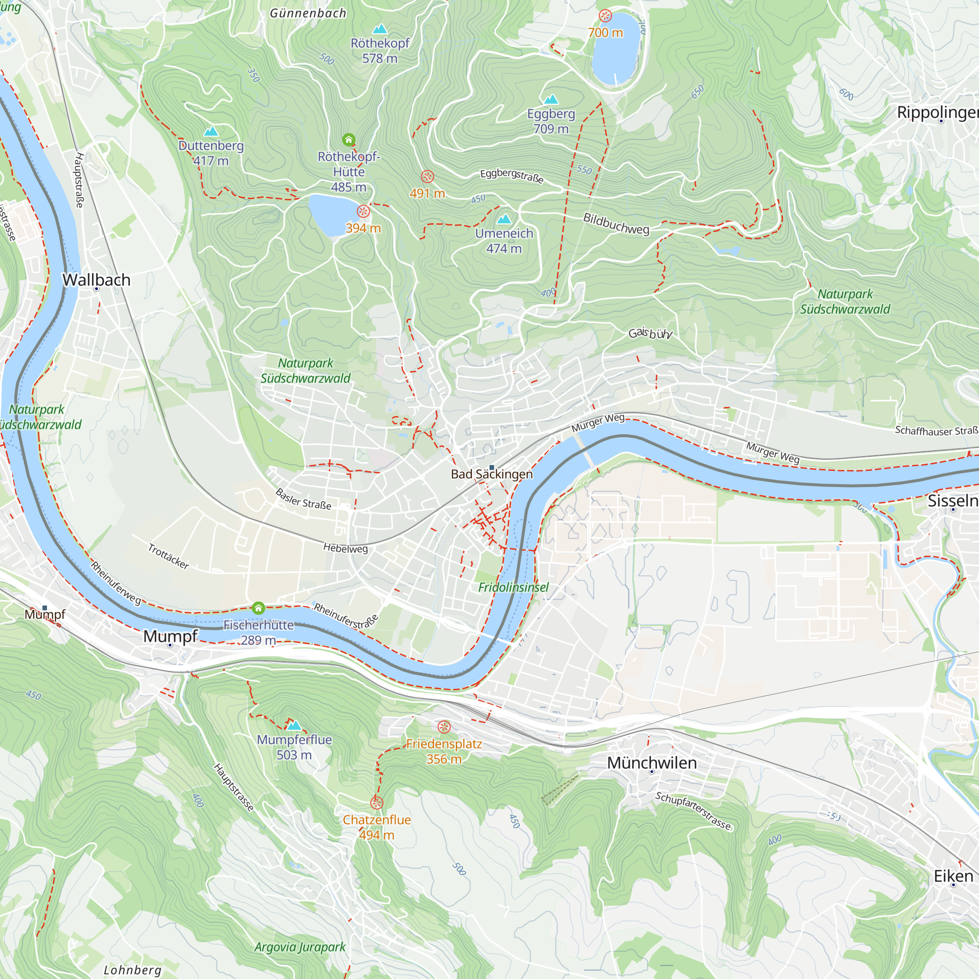 Tourismus- & Kulturamt Bad Säckingen map