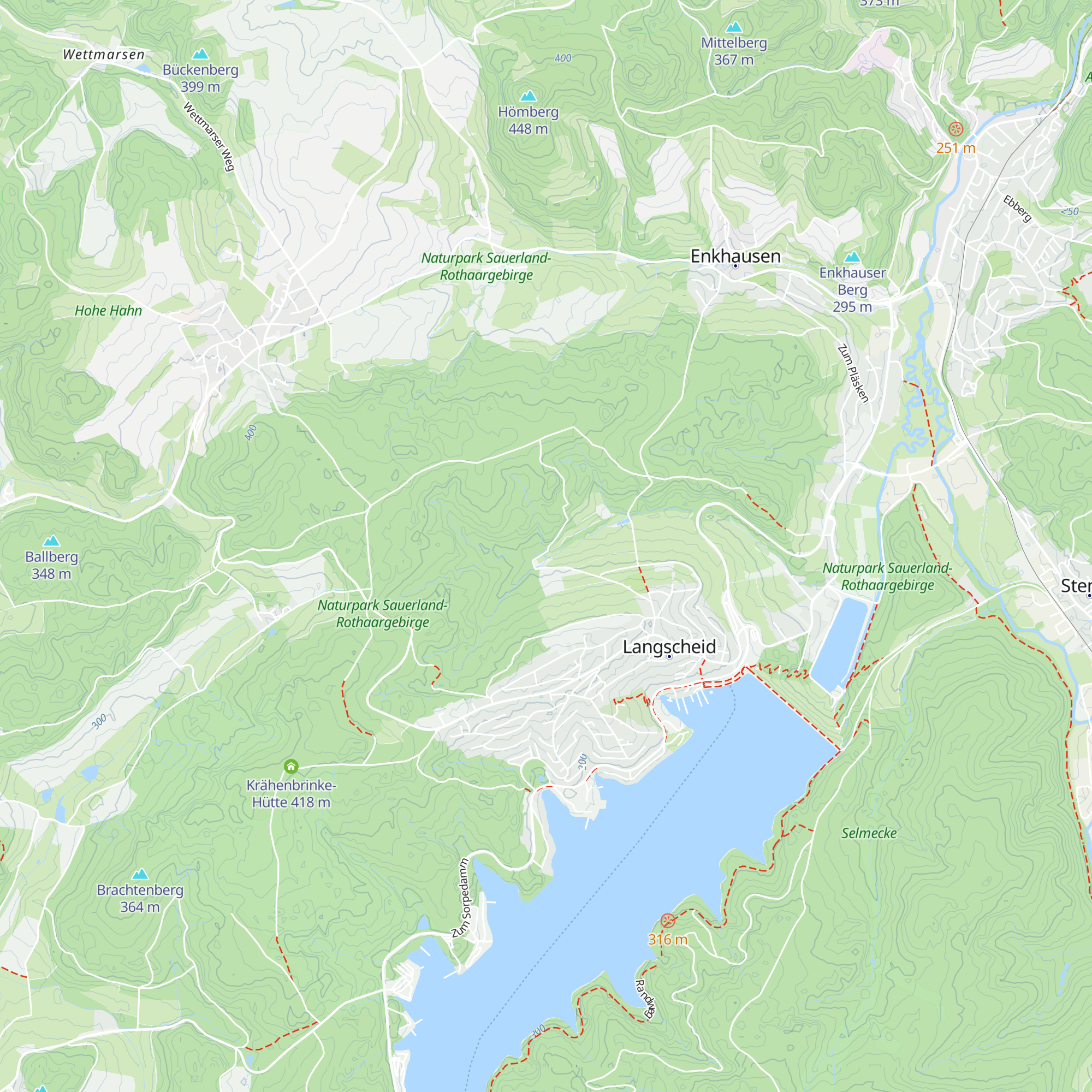 Hexenloch-Hütte map