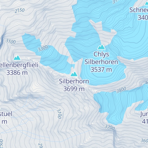 Map of Silberhorn