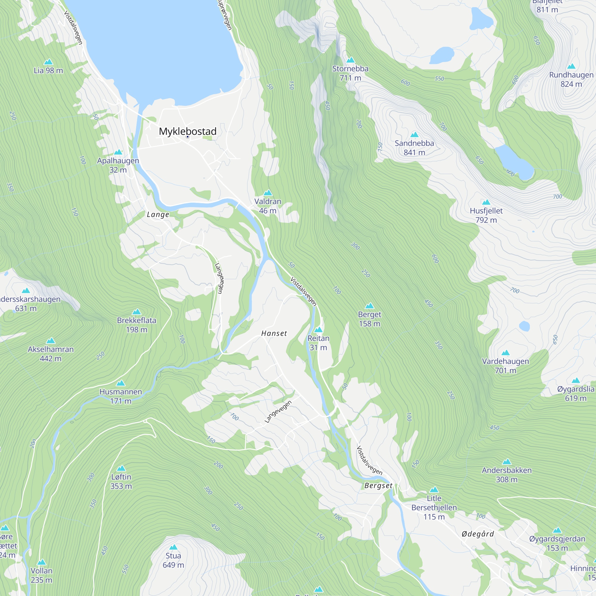 Visthus leirstad map