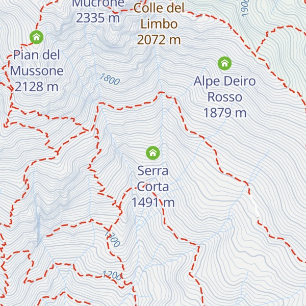 Map of Serra Corta