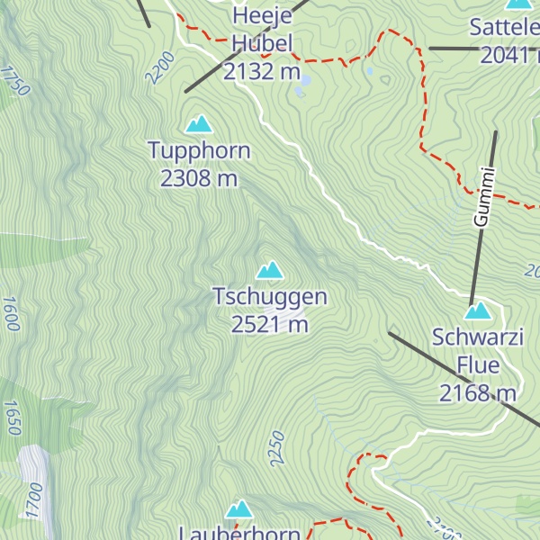 Map of Tschuggen