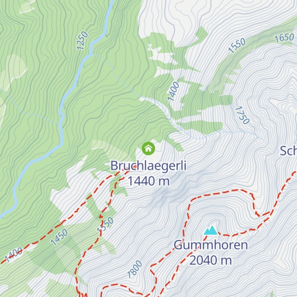 Map of Bruchlaegerli