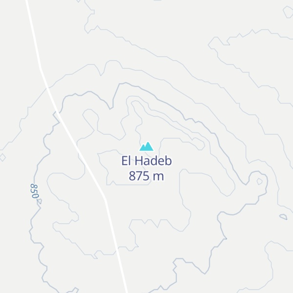 Map of El Hadeb