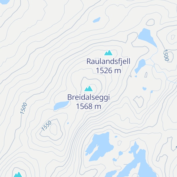 Map of Breidalseggi