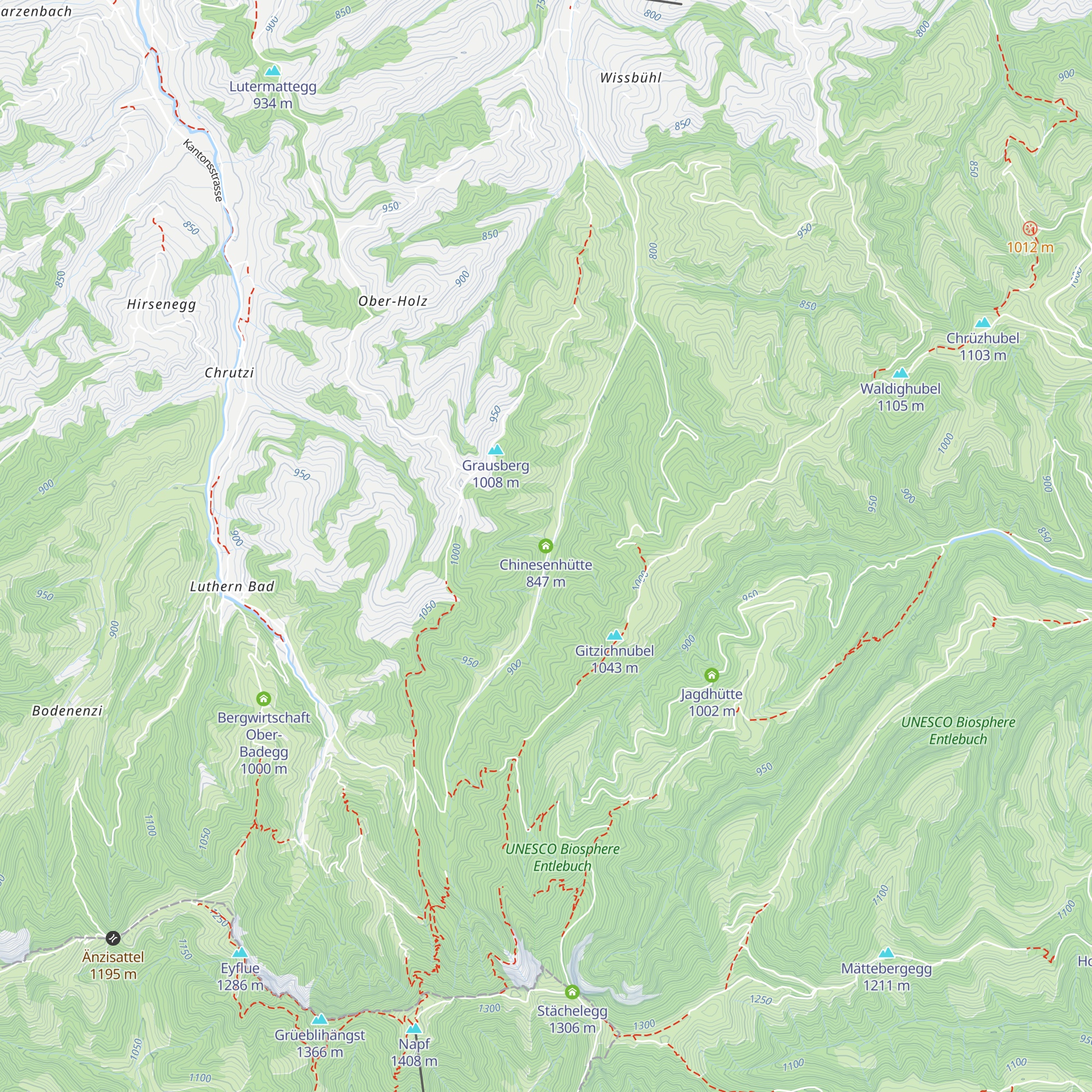 Chinesenhütte map