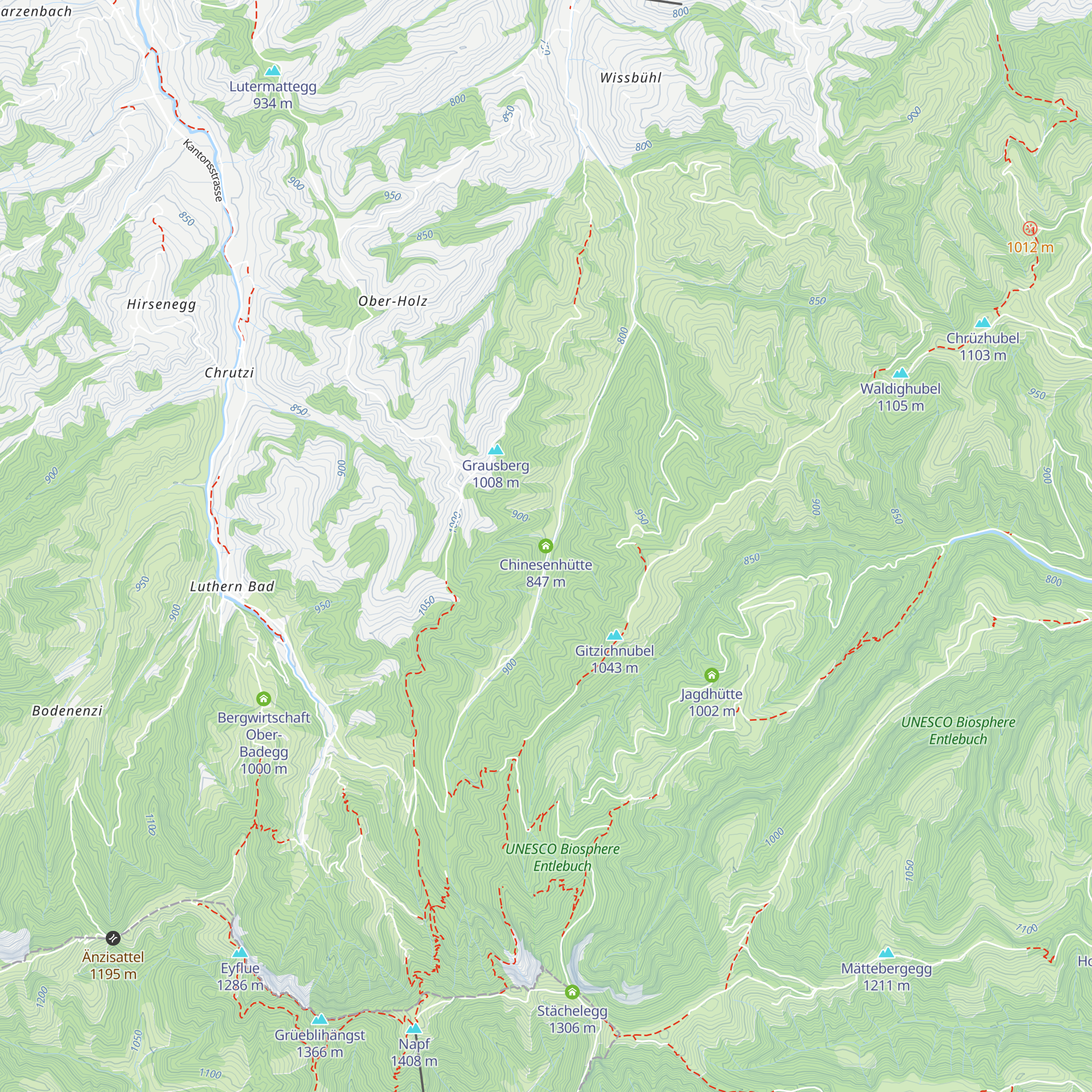 Chinesenhütte map
