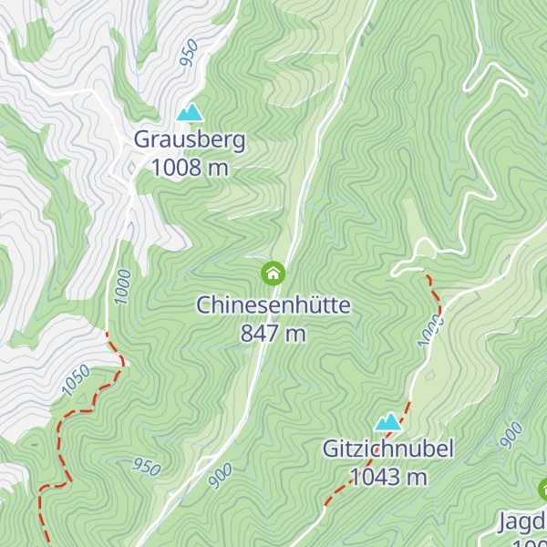 Map of Chinesenhütte