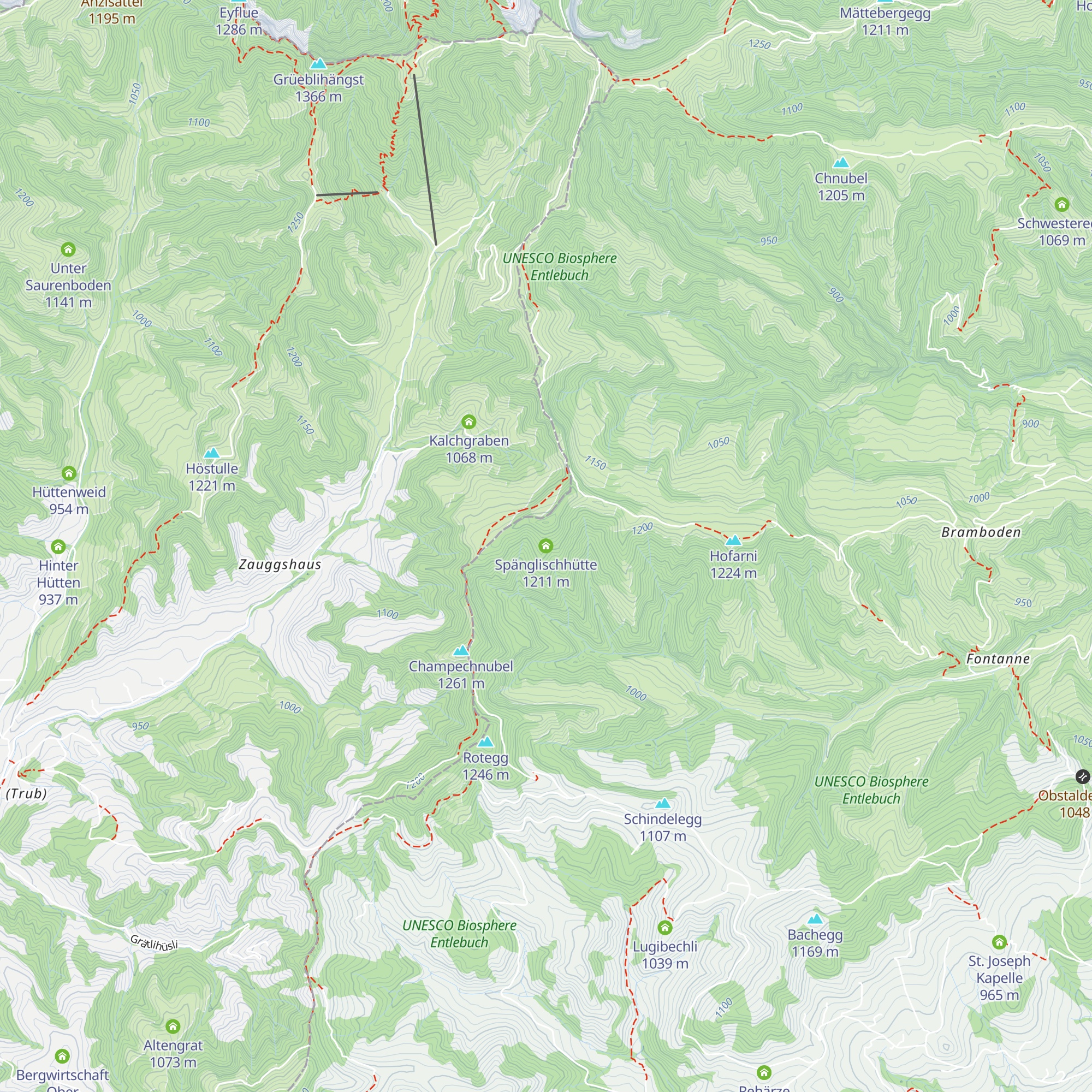 Spänglischhütte map