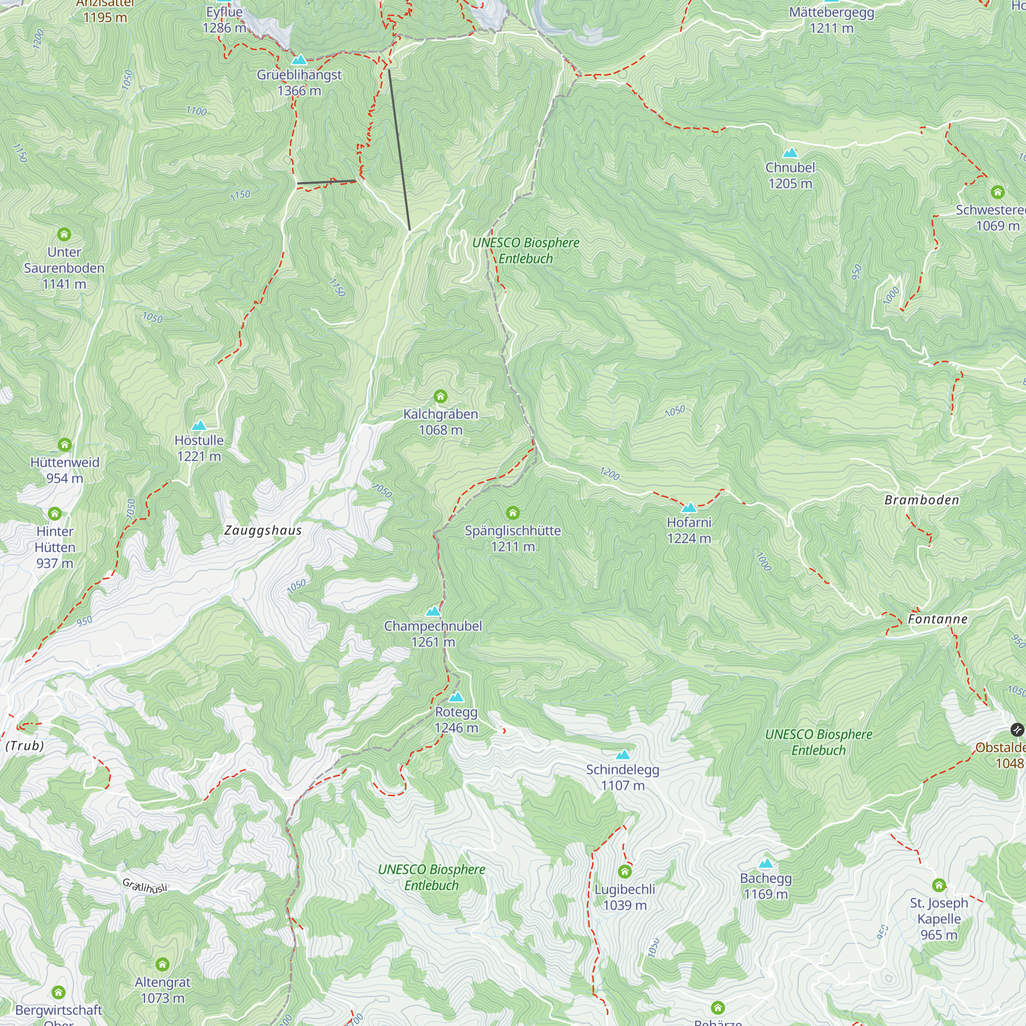 Spänglischhütte map