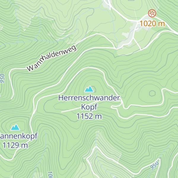 Map of Herrenschwander Kopf