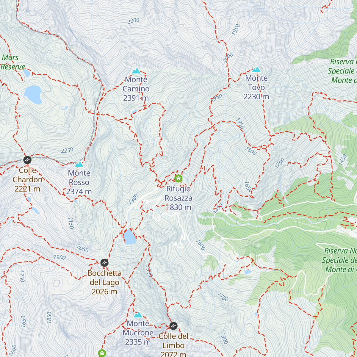 Rifugio Rosazza map