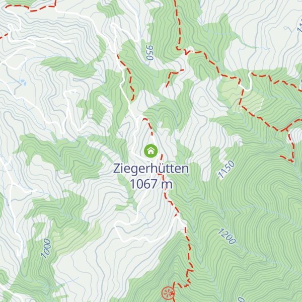 Map of Ziegerhütten