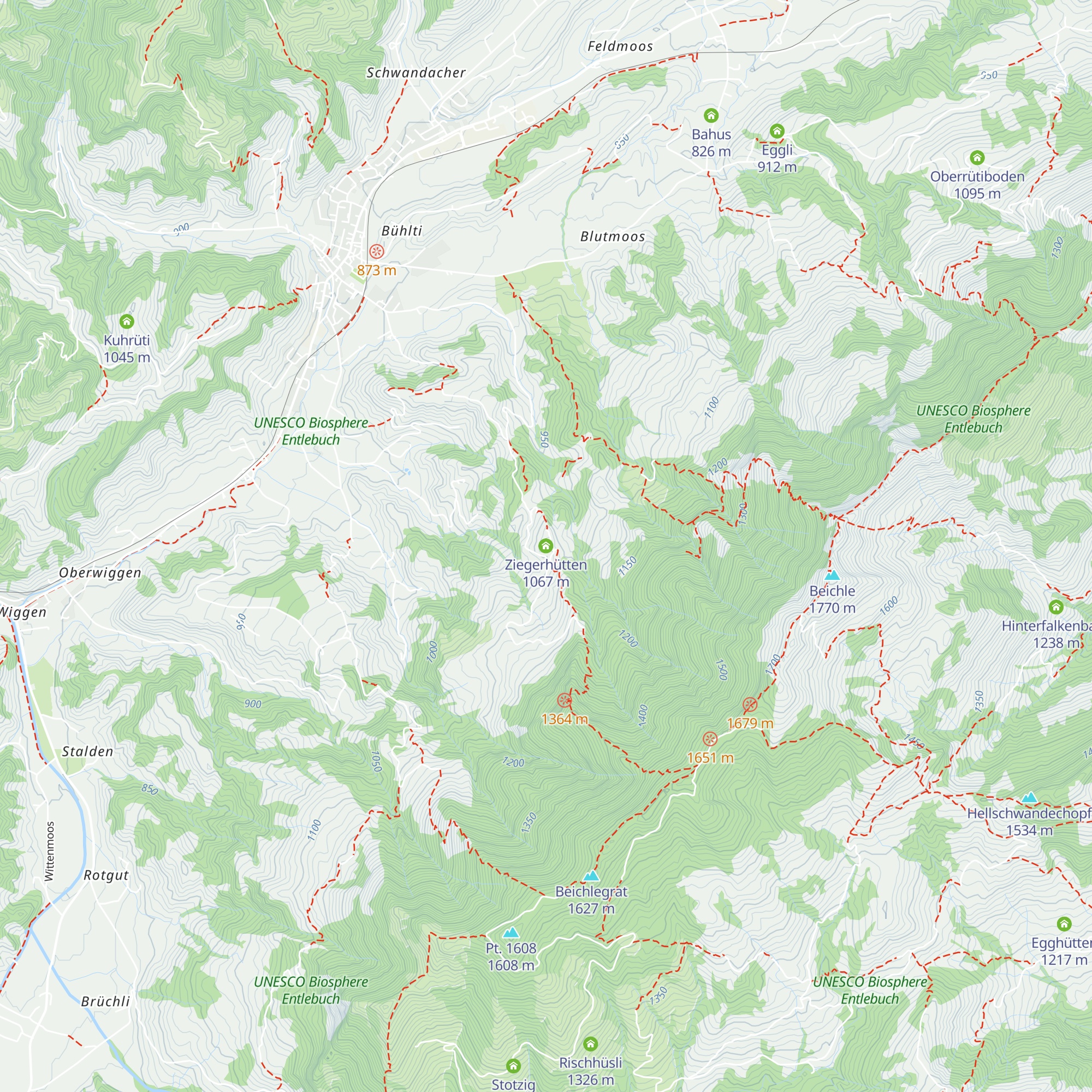 Ziegerhütten map