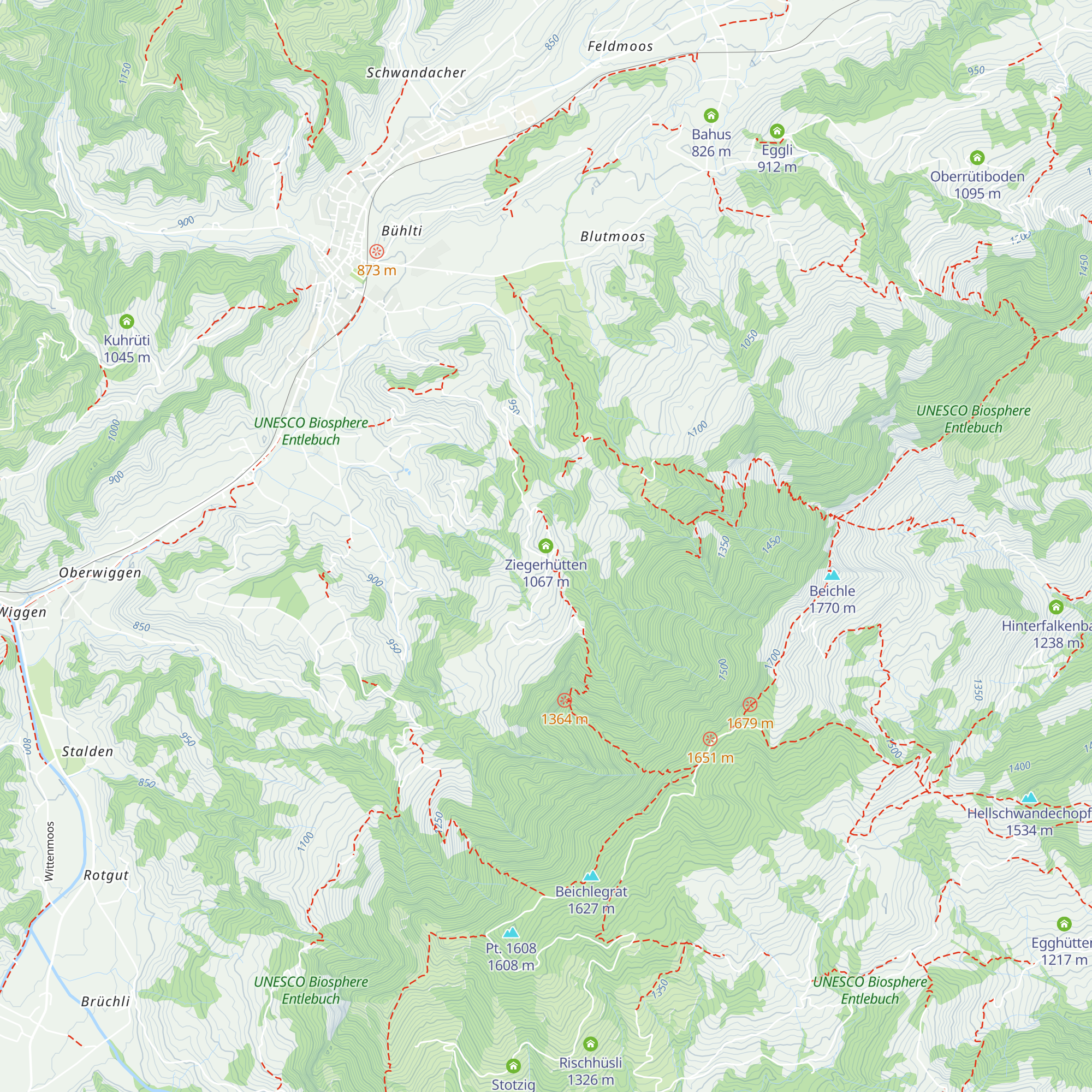 Ziegerhütten map