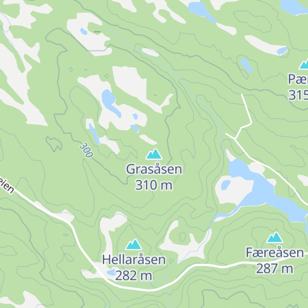 Map of Grasåsen