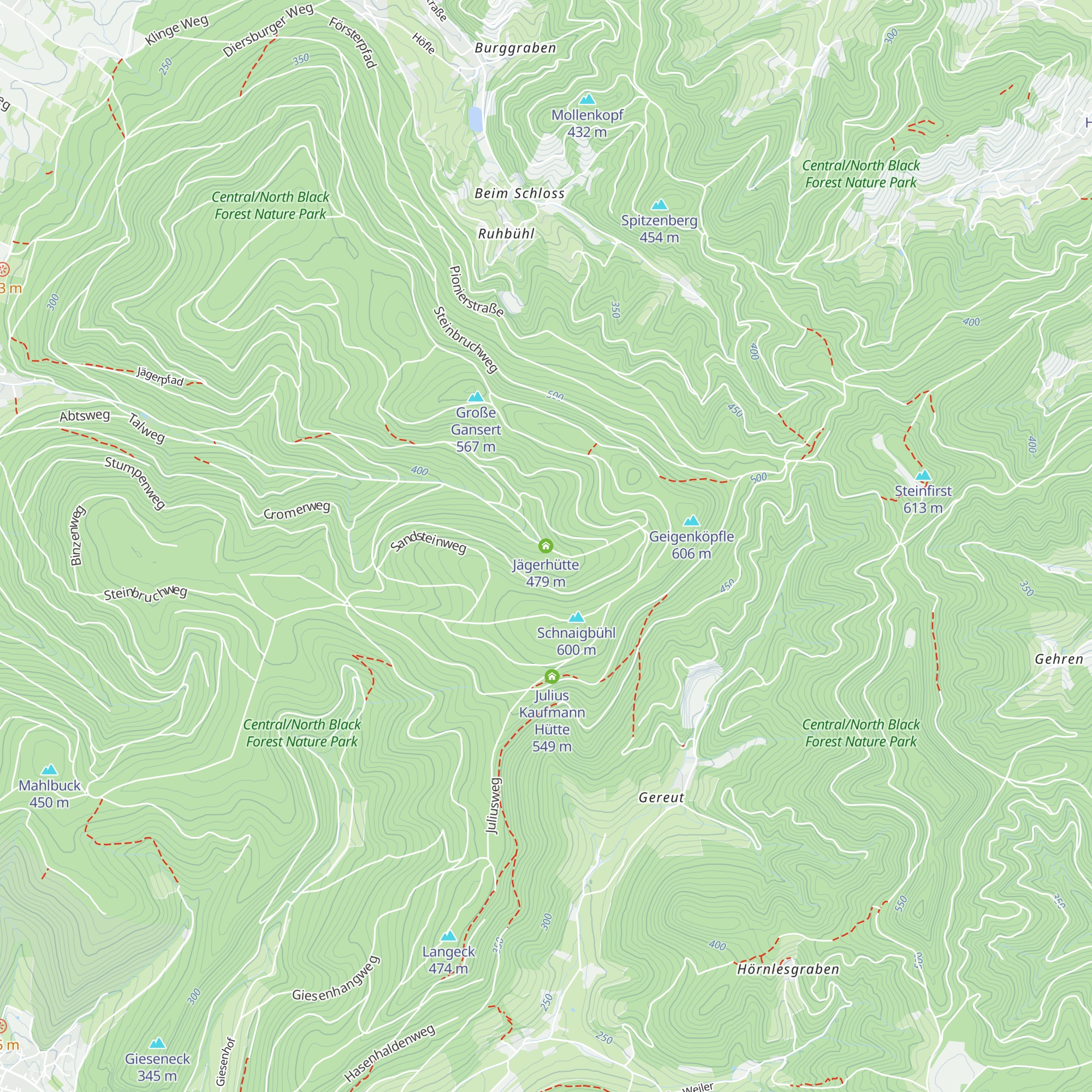 Jägerhütte map