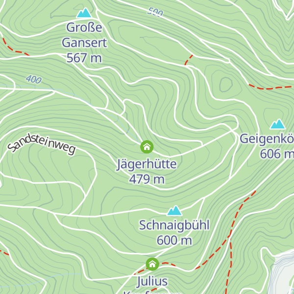 Map of Jägerhütte