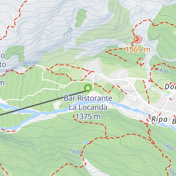 Map of Bar Ristorante La Locanda