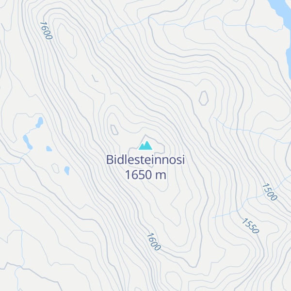 Map of Bidlesteinnosi