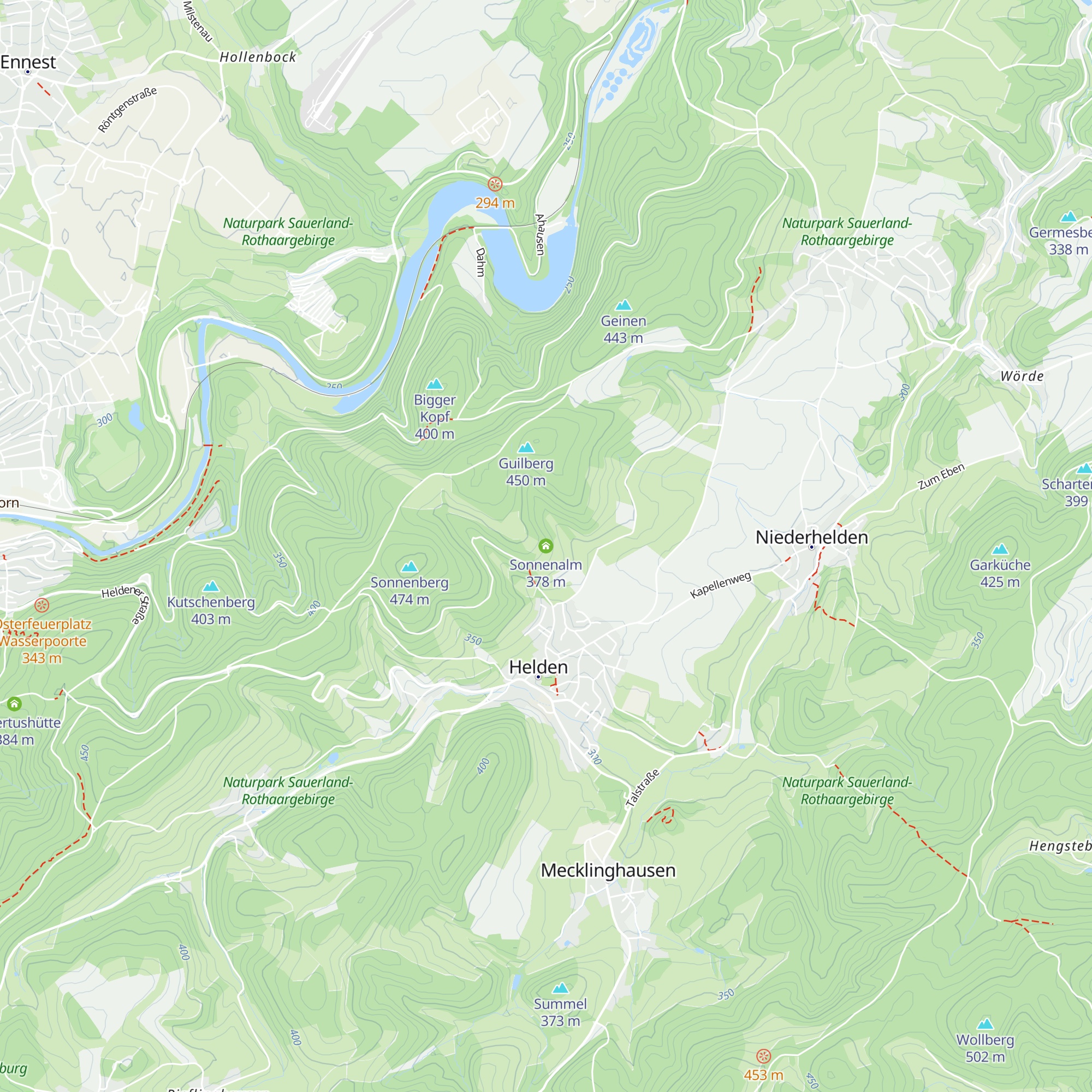 Sonnenalm map