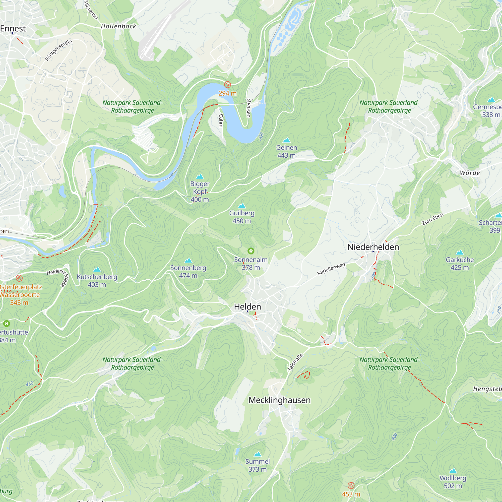 Sonnenalm map