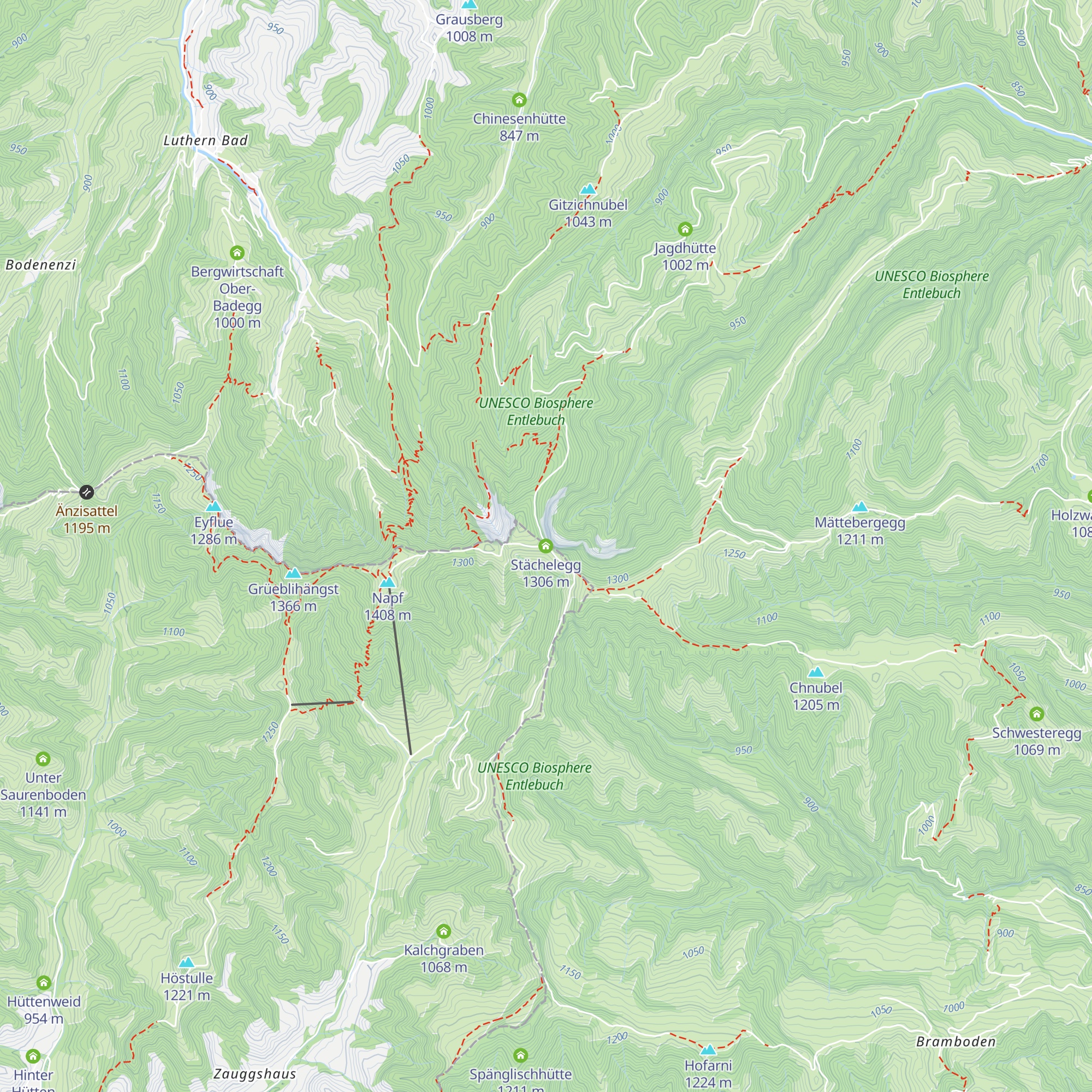Stächelegg map