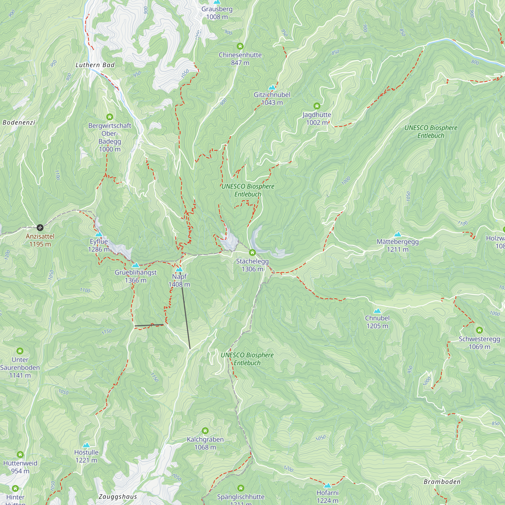 Stächelegg map