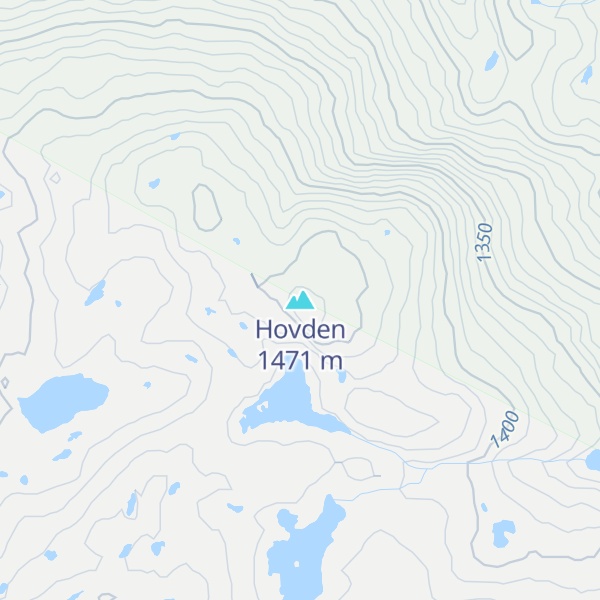 Map of Hovden