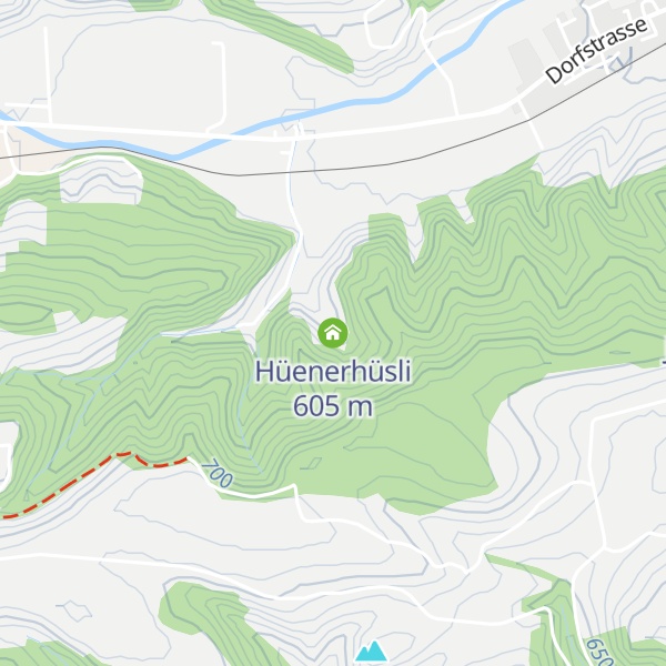 Map of Hüenerhüsli